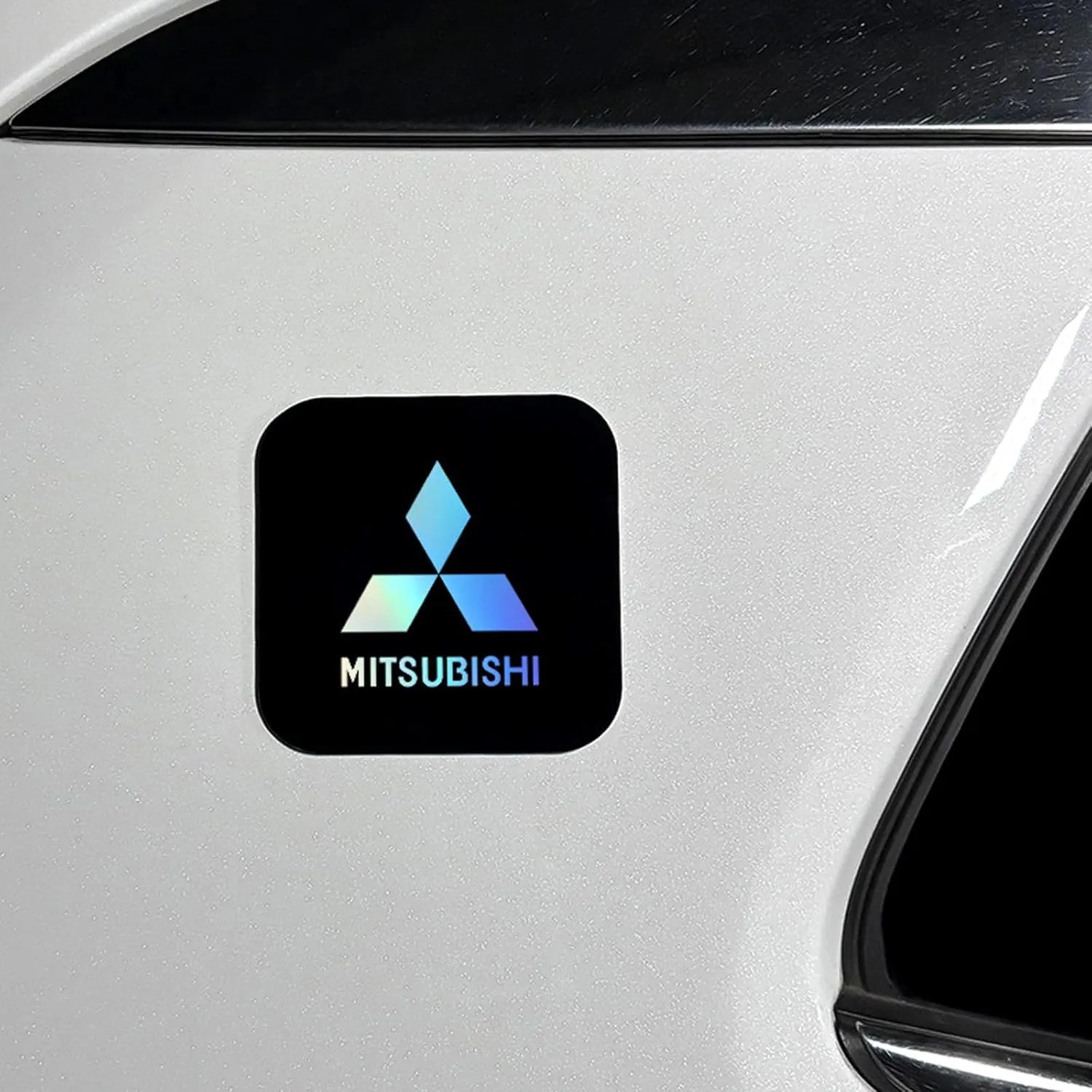 Oil Tank Cap Sticker for Mitsubishi Town Box 1999 2000 01 02 03 04 05 6 07 08 09 10 11, Fuel Door Decal Car Accessories, Gas Cap Trim for A Sleek Exterior Look,B