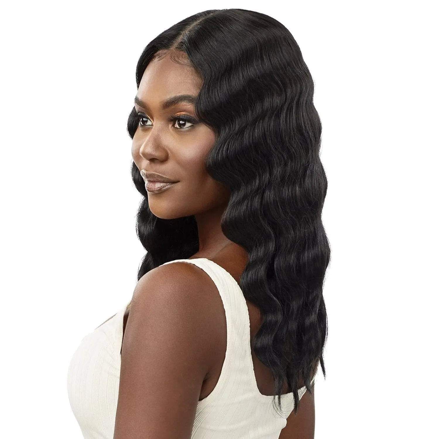 Outre Sleek Lay Part Synthetic Lace Front Wig - APOLIA (DRFF2/CINSP)