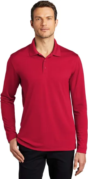 Port Authority Dry ZoneUV Micro-Mesh Long Sleeve Polo
