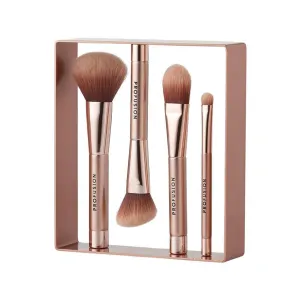 Profusion Cosmetics Magnetix Core Collection, Premium Synthetic and Natural Fiber Makeup Brushes Set for Flawless Look, Essential Beauty Tools to Complete Your Look