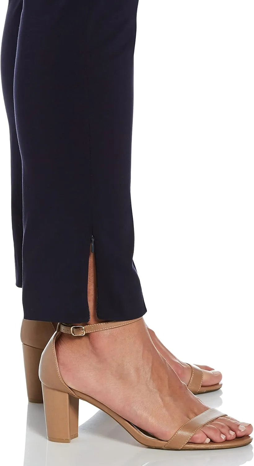 Rafaella Women's Plus Size Dress Pants with Pull-On Waistband, Supreme Stretch, 31" Inseam, Flat Front, Comfort Fit
