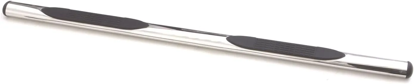 RealTruck Lund 23578357 Polished Stainless Steel 4" Oval Straight Nerf Bars for 1999-2013 Silverado/Sierra 1500 Extended Cab