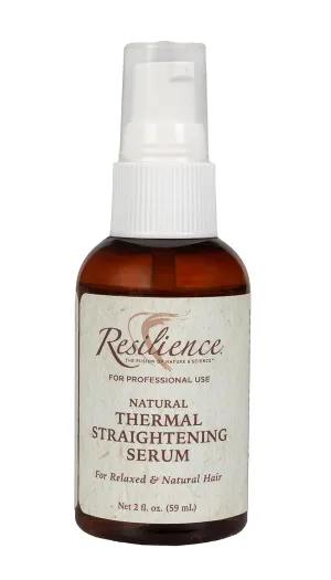 RESILIENCE Argan Oil Thermal Protection Serum 2oz - Protects Against Heat Damage, Strengthens & Nourishes