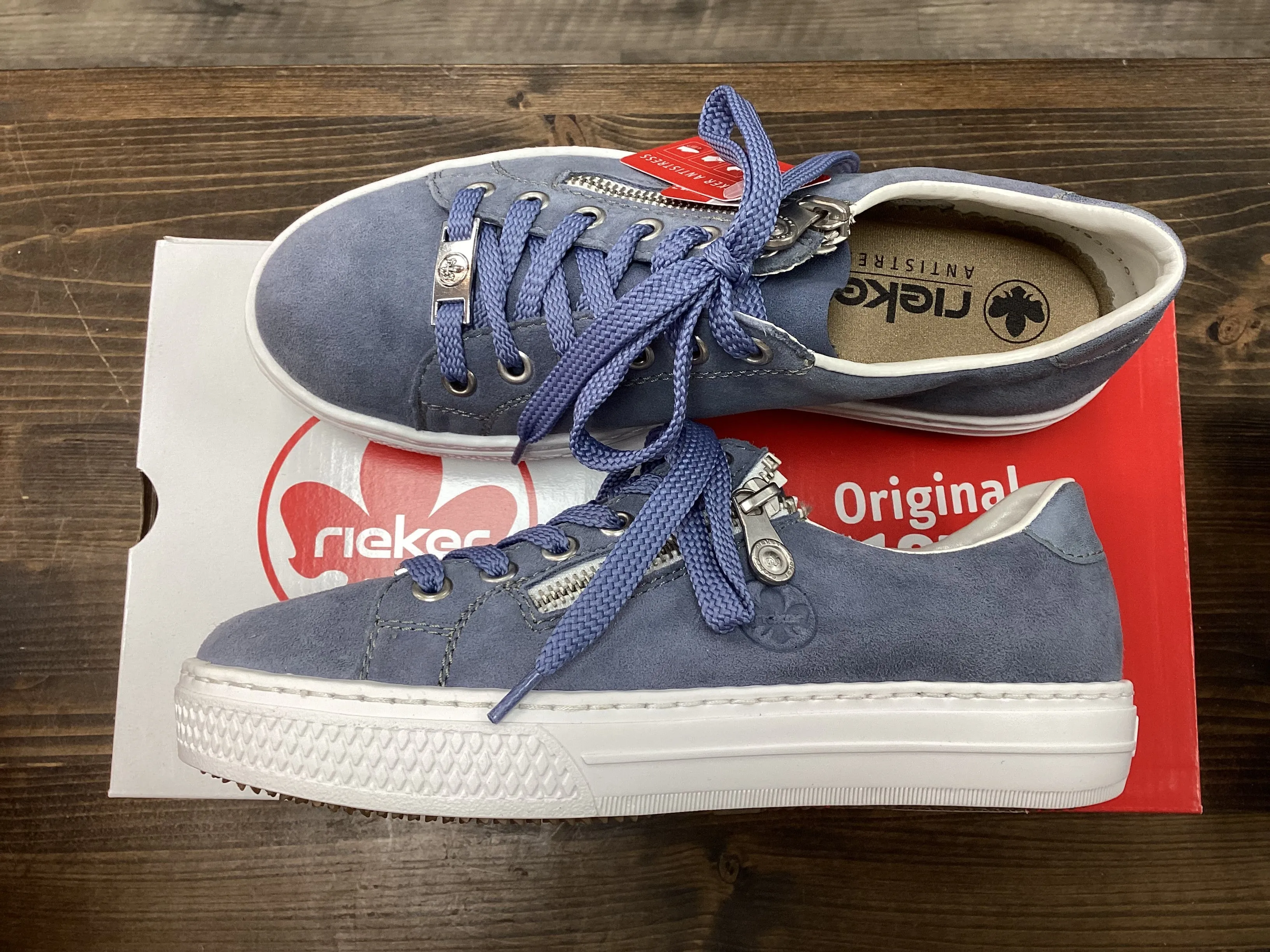 Rieker L59L1-10 Side Zip Sneaker