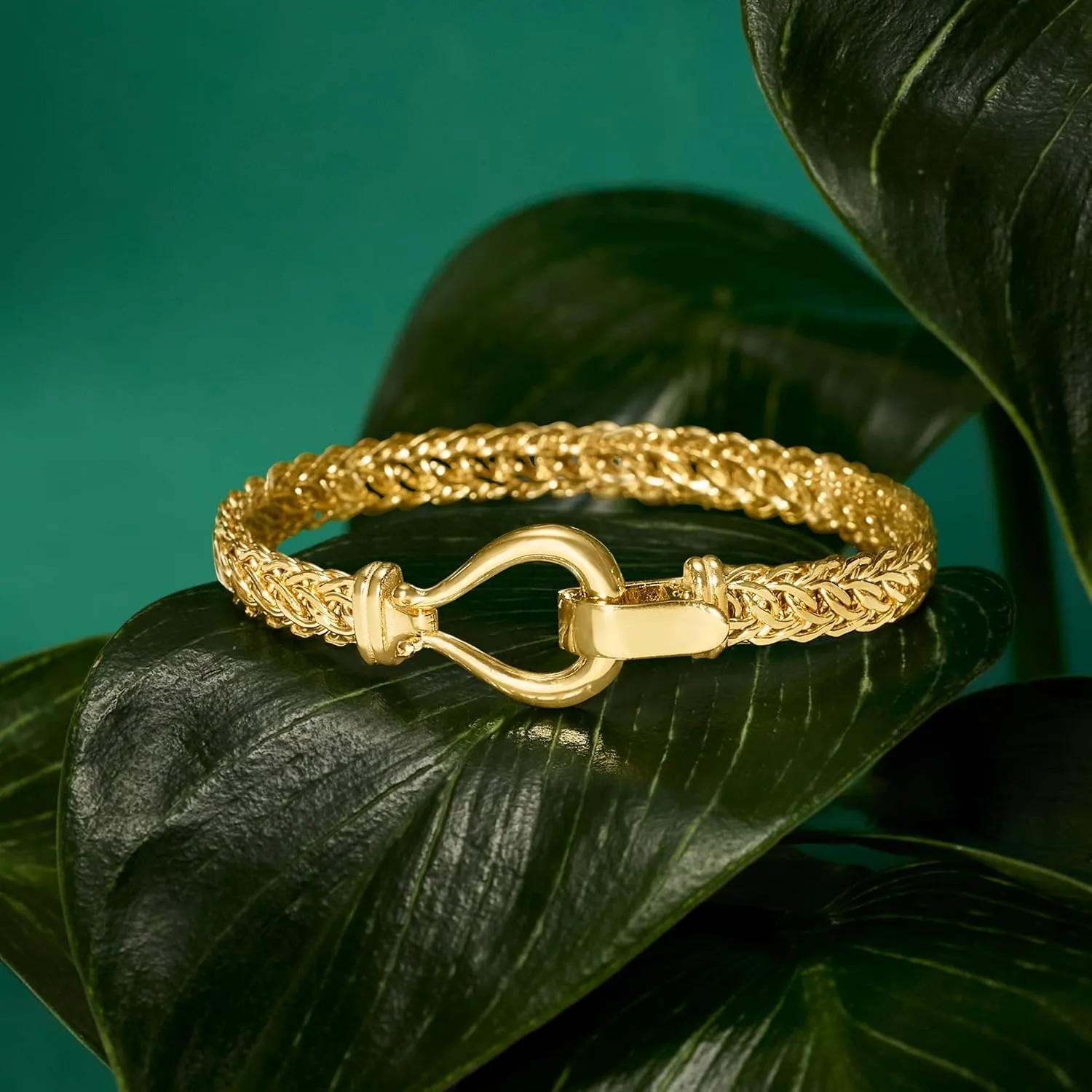 Ross-Simons 18kt Gold Over Sterling Cestina-Link Bracelet