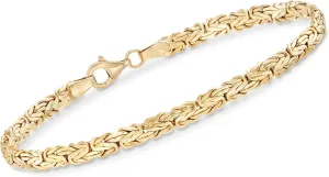 Ross-Simons Sterling Silver Flat Byzantine Bracelet