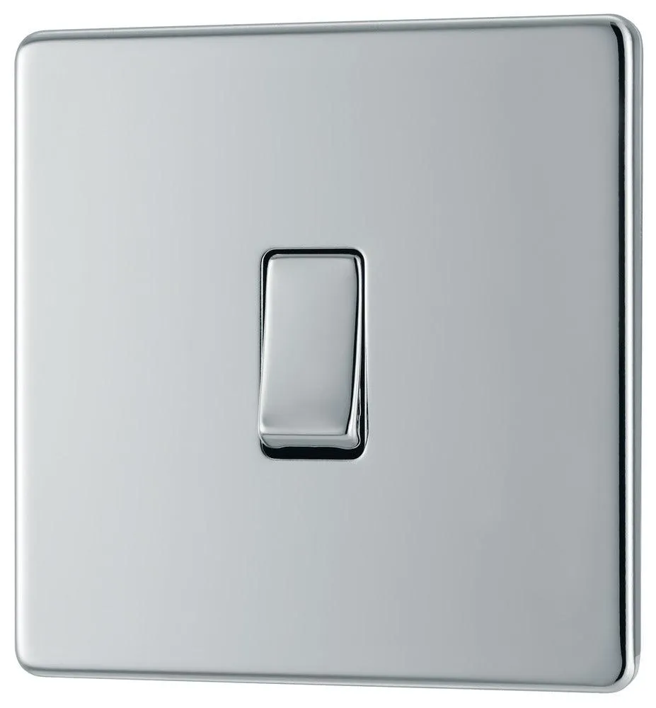 Screwless Flatplate Single Switch, 20A 16AX 2 Way
