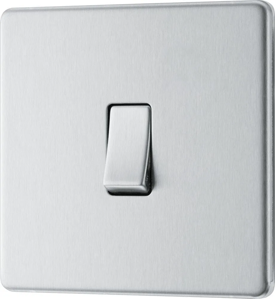 Screwless Flatplate Single Switch, 20A 16AX 2 Way