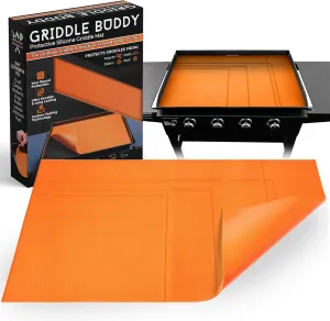 Silicone Griddle Mat by Griddle Buddy for Blackstone Griddles 36", 30", 28", 22" & 17", Heavy Duty Food Grade Mat, Protect from Rodents, Insects, Debris, Rust, All Season Cooking Cover