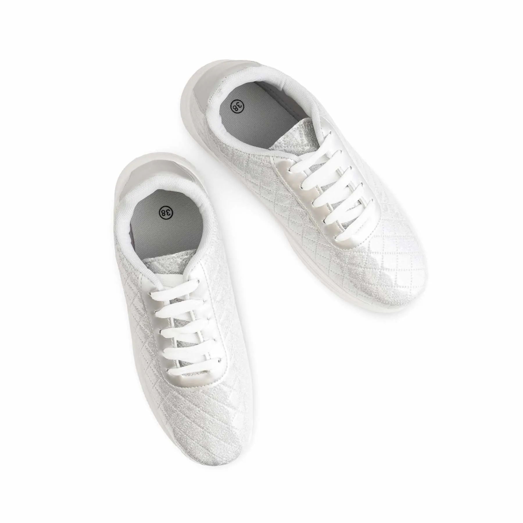 Silver Casual Women Sneaker AT7406