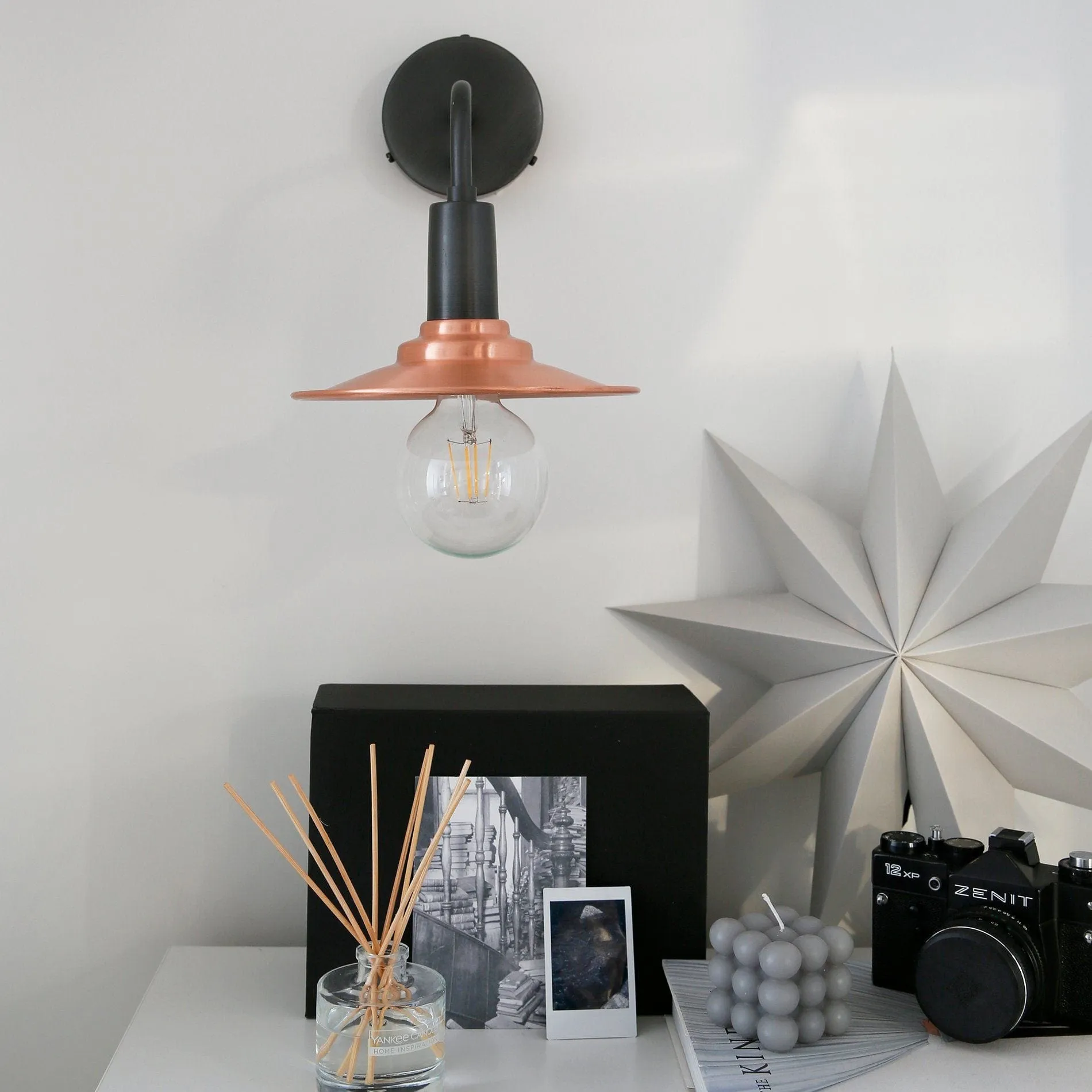 Sleek Flat Wall Light - 8 Inch