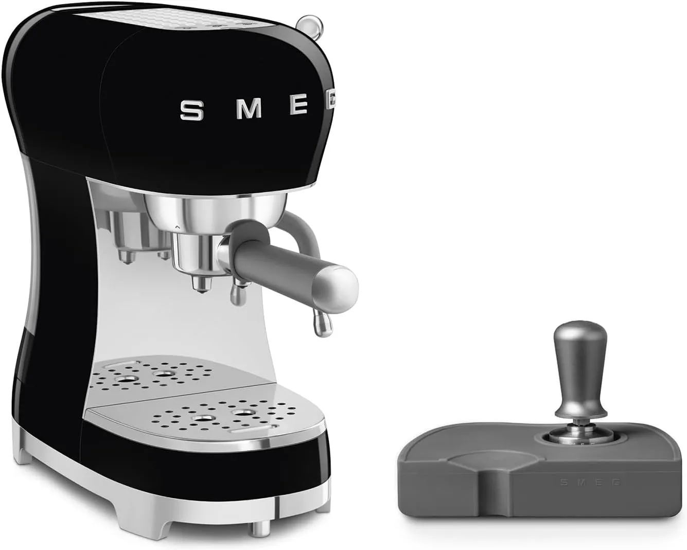 Smeg Manual Espresso and Tamper Set (Black)