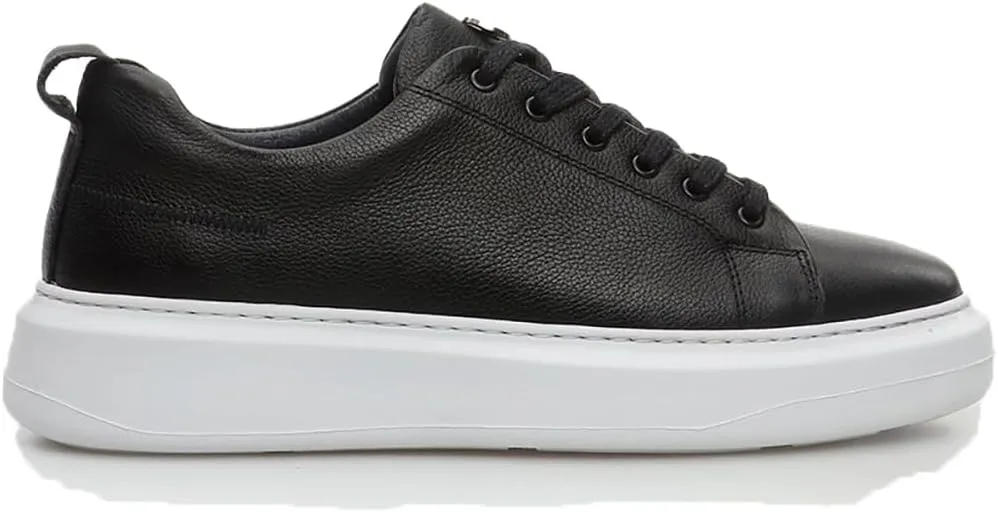 SOLL Luke Men's Casual Sneaker | Genuine Leather Oversized Thick Sole Shoes