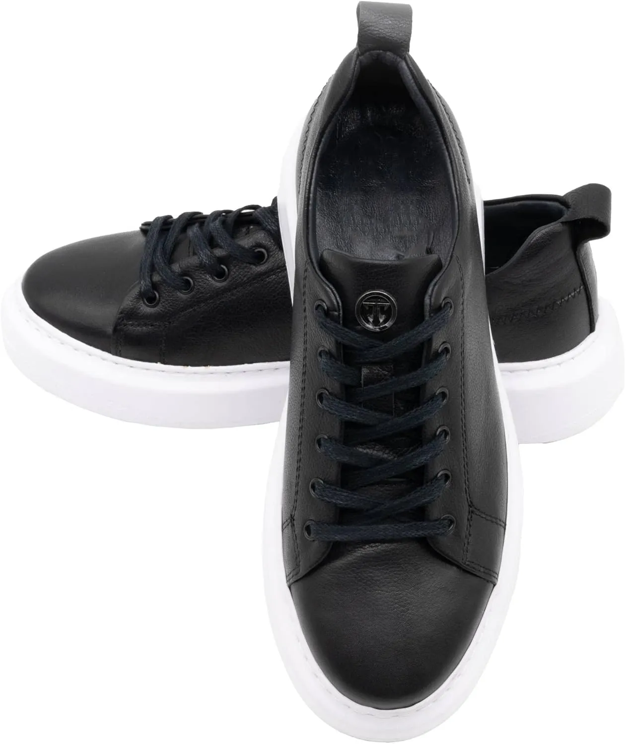 SOLL Luke Men's Casual Sneaker | Genuine Leather Oversized Thick Sole Shoes