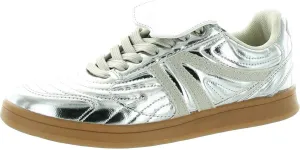 Steve Madden Women's Madrid Sneaker, Silver, 8