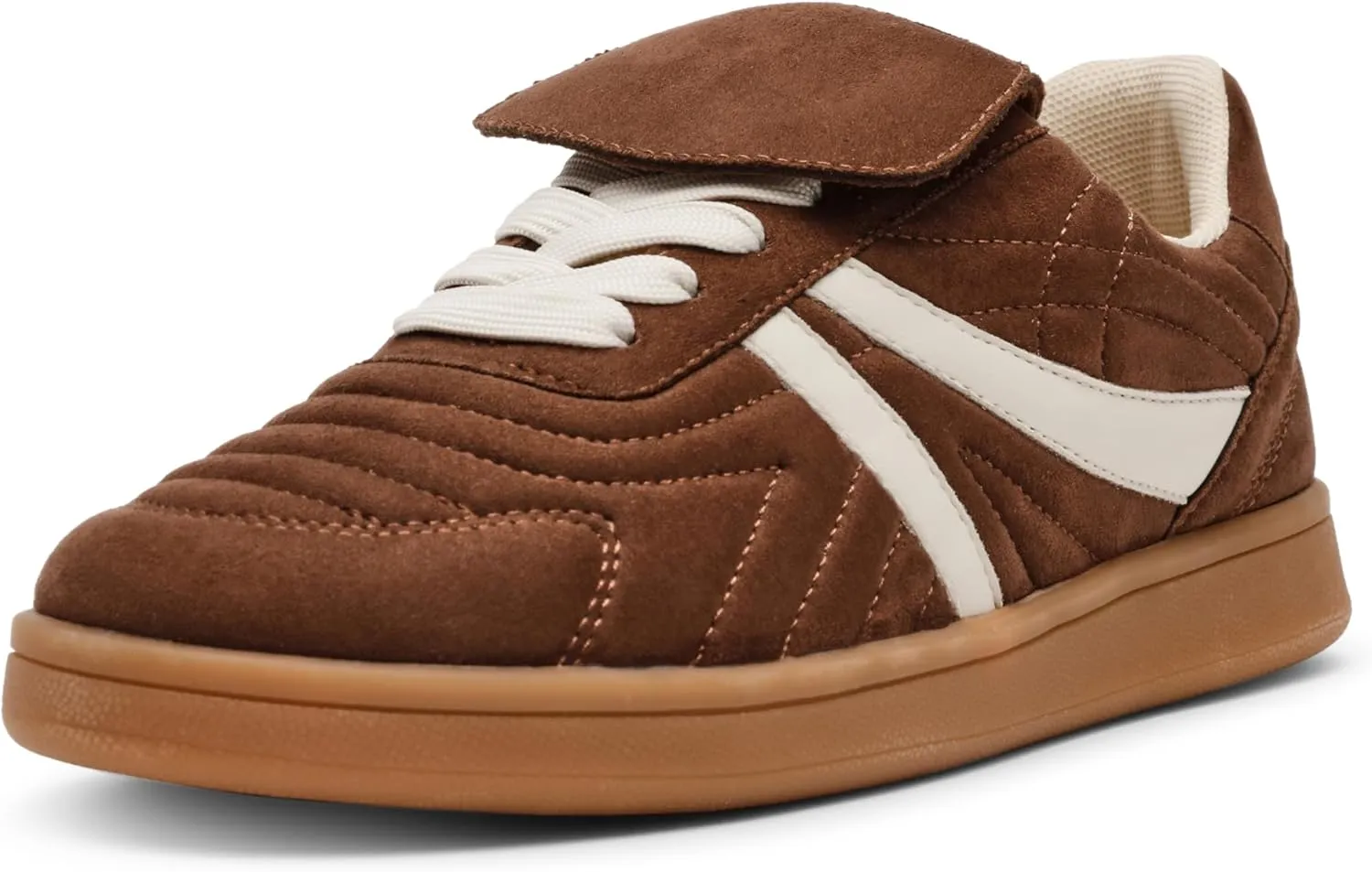 Steve Madden Women's Women's Madrid Sneaker, Brown, 11