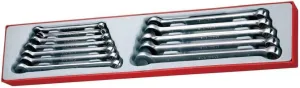 Teng Tools 12 Piece Extra Long Metric 12 Point Combination Wrench Set (8mm to 19mm) - TTXLMP12