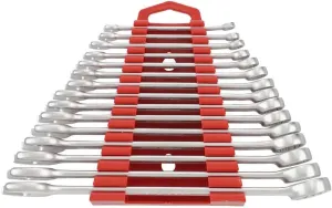 Teng Tools 15 Piece 12 Point Metric Combination Wrench Set (5.5MM - 19MM) - 6515MMA