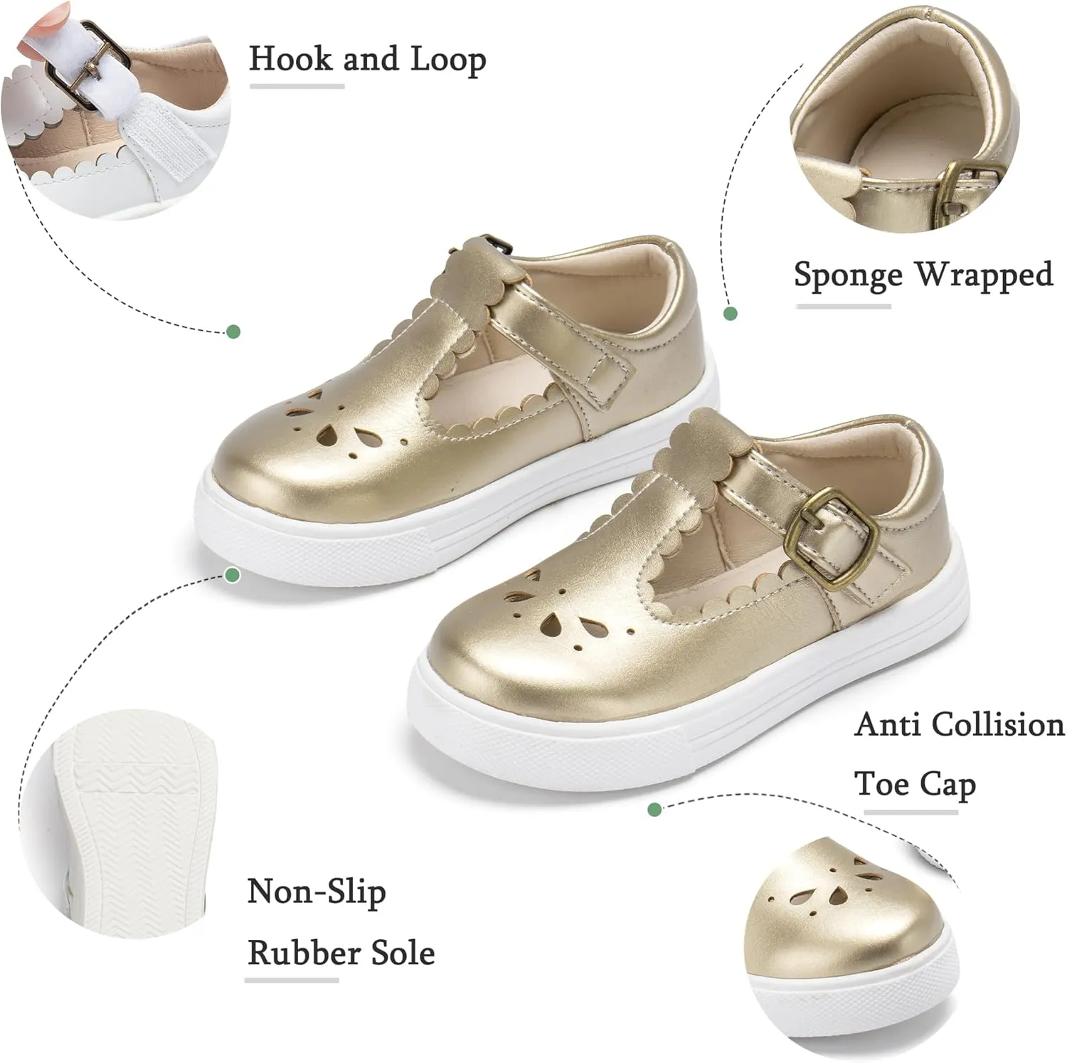 THEE BRON Toddler Shoes Girls Glitter Fashion Sneakers Sparkly Sequin Casual Shoes
