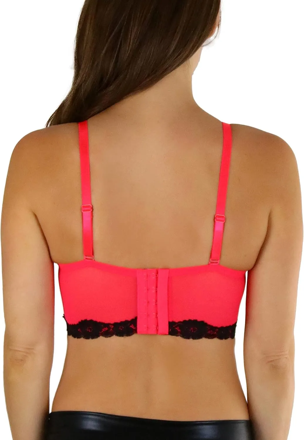 ToBeInStyle Women's Shaping Floral Lace Boned Bustier