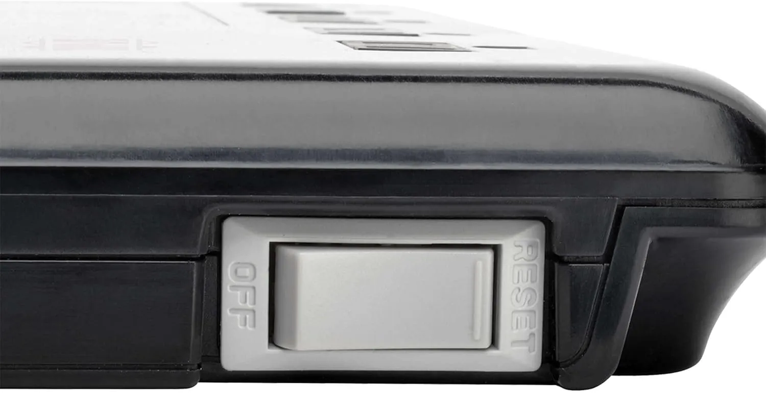 Tripp Lite 10-Outlet Surge Protector Power Strip 6ft Cord 2880 Joules Black $100K Insurance (TLP1006B)