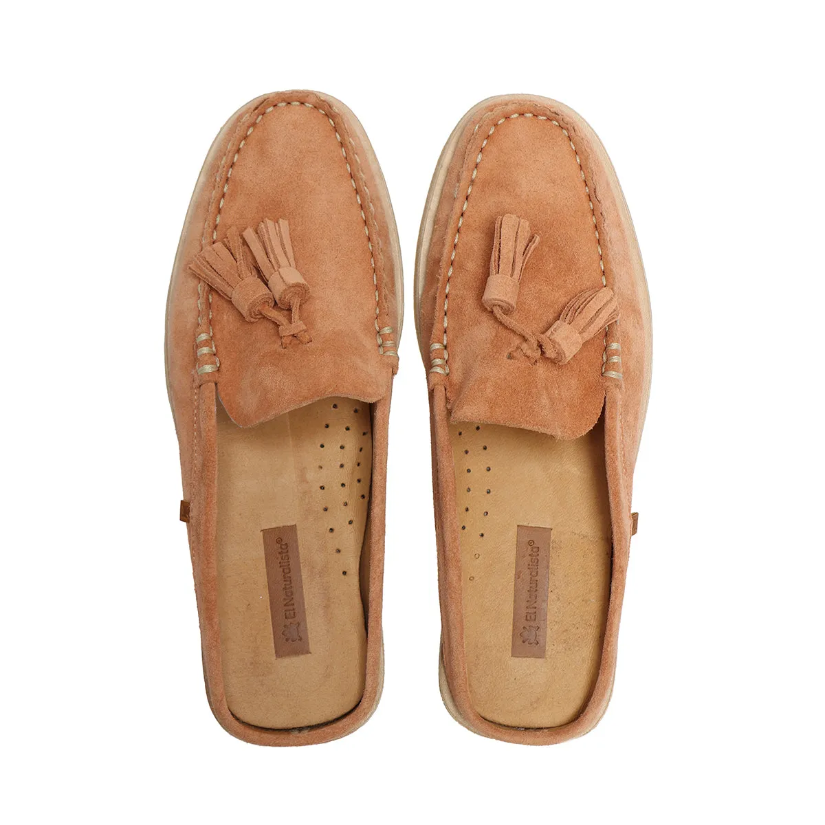 Trudi Peach Loafer Sandals