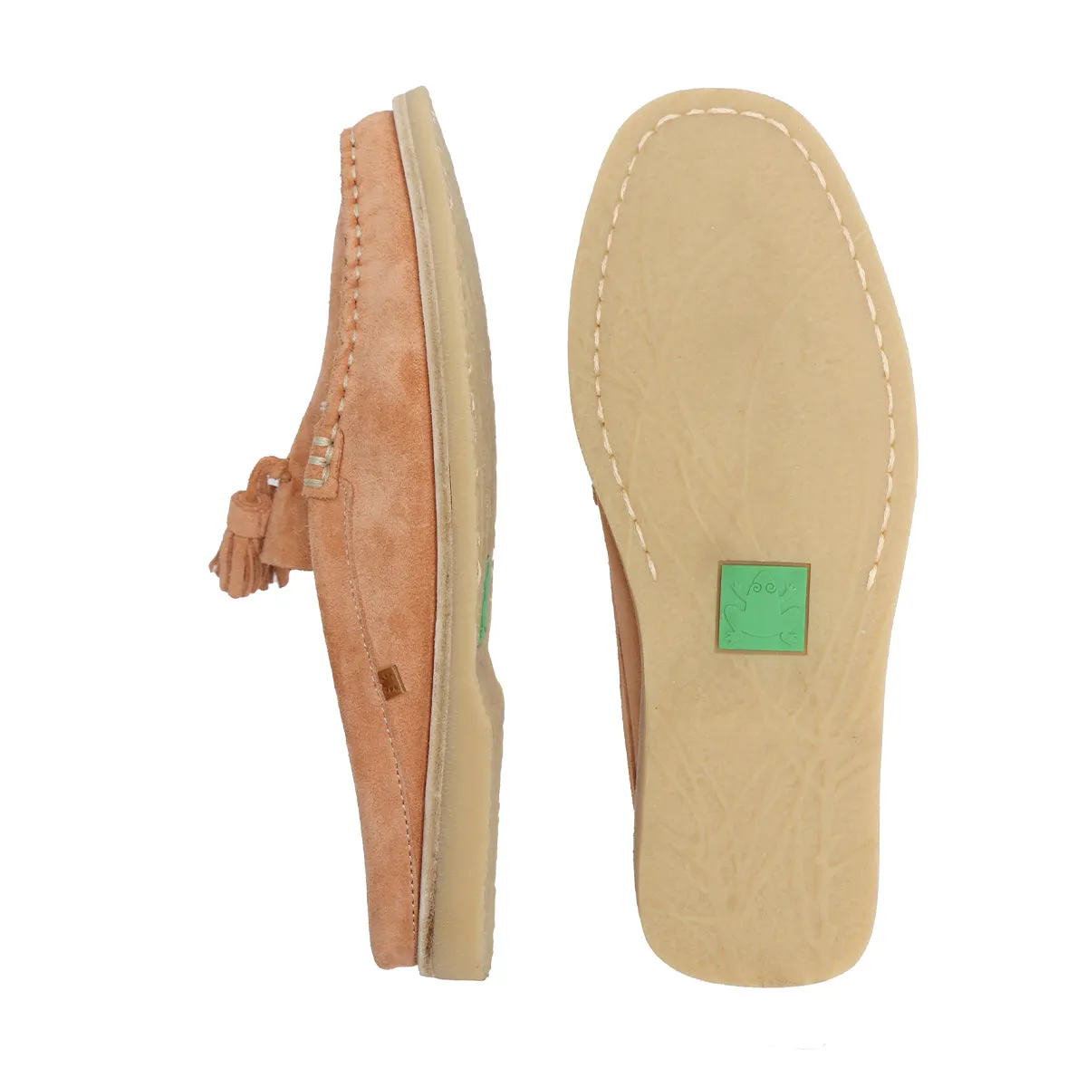 Trudi Peach Loafer Sandals