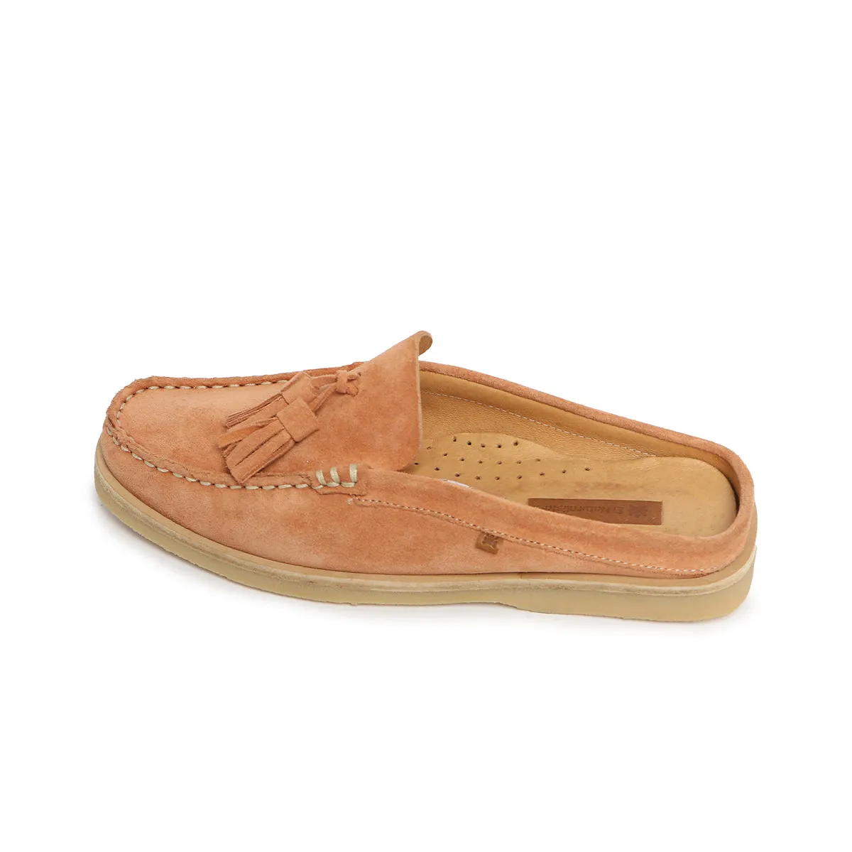 Trudi Peach Loafer Sandals