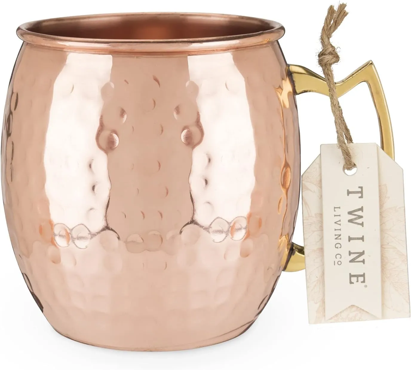 Twine 3621 Old Kentucky Home: Hammered Copper Moscow Mule Mug, 16 oz