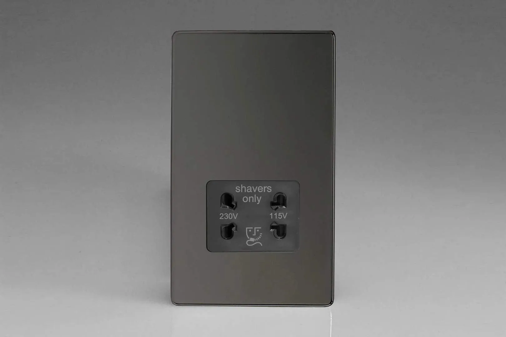 Varilight XDISSBS Shaver Socket Black Iridium Black