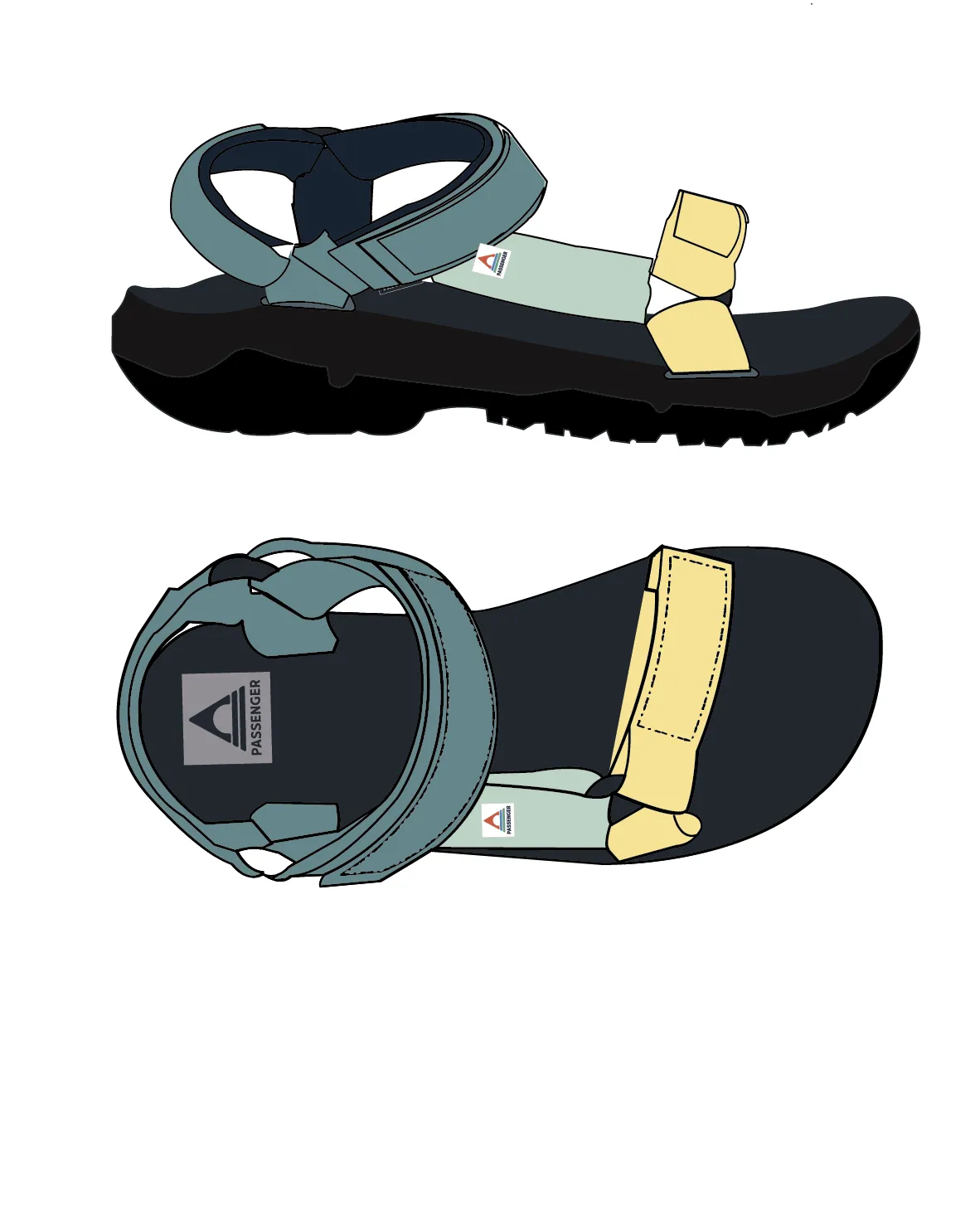 Venice Roam Sandal - Sunlight Multi