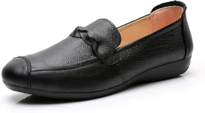 VenusCelia Women's Braid Dance Flat Shoe