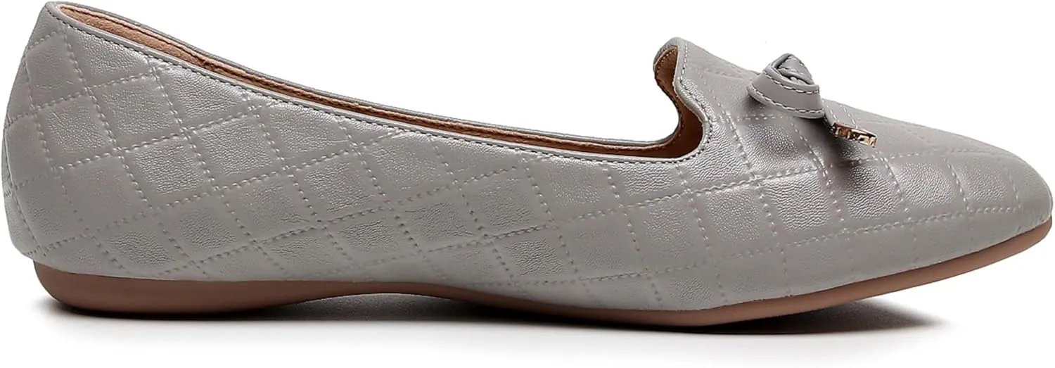 VenusCelia Women's Serenity Bow Flat Shoe