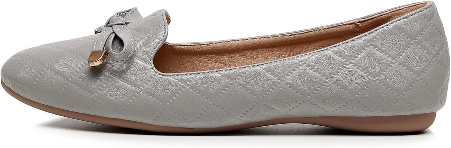 VenusCelia Women's Serenity Bow Flat Shoe
