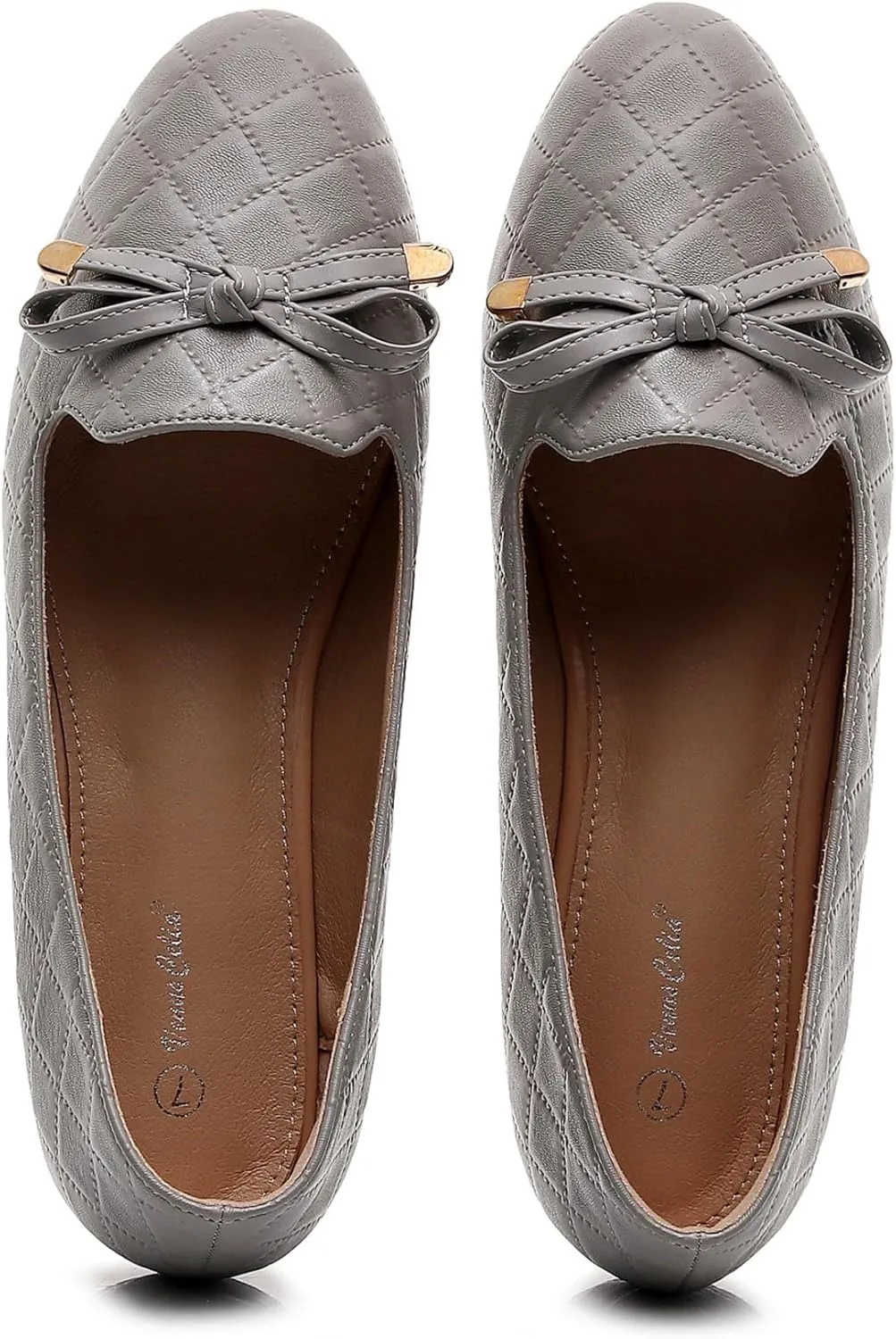 VenusCelia Women's Serenity Bow Flat Shoe