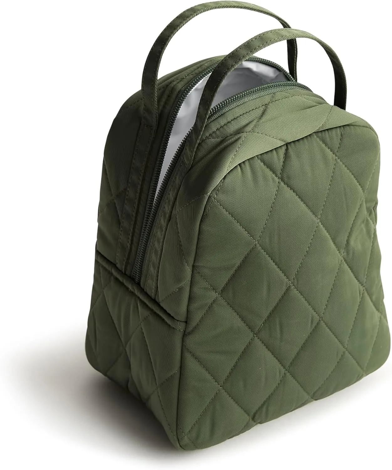 Vera Bradley Women's Performance Twill Lunch Bag, Bronze Green, One Size