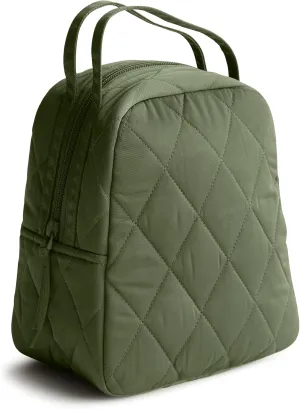 Vera Bradley Women's Performance Twill Lunch Bag, Bronze Green, One Size
