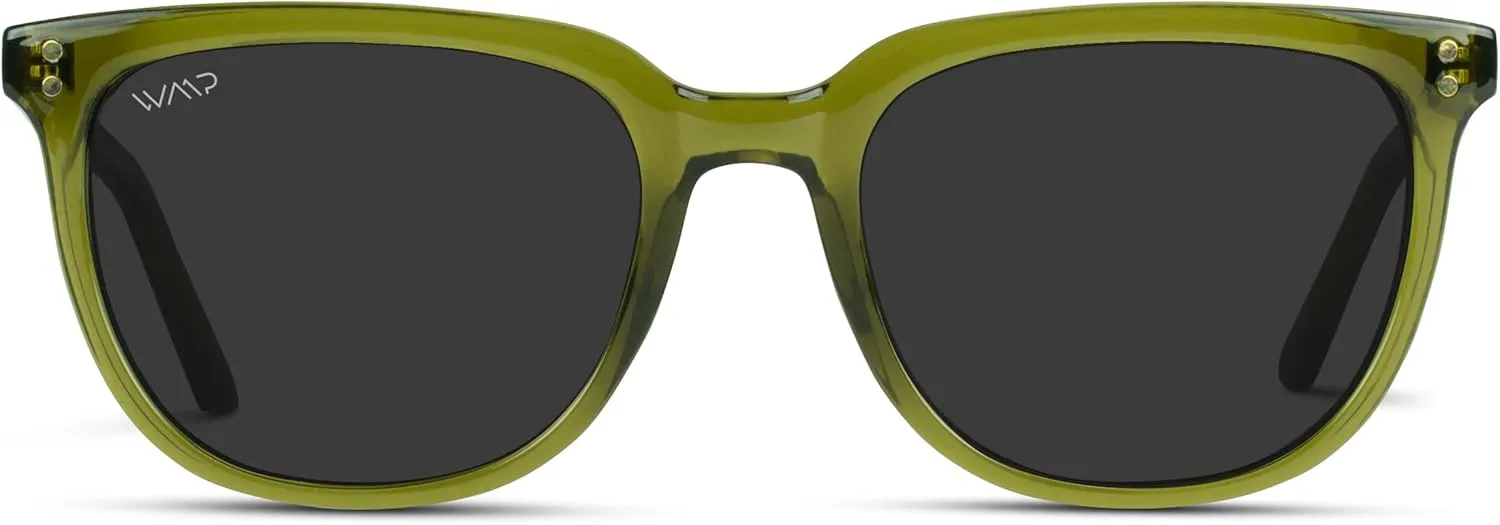 WearMe Pro Polarized Classic Retro Flat Square Unisex Sunglasses