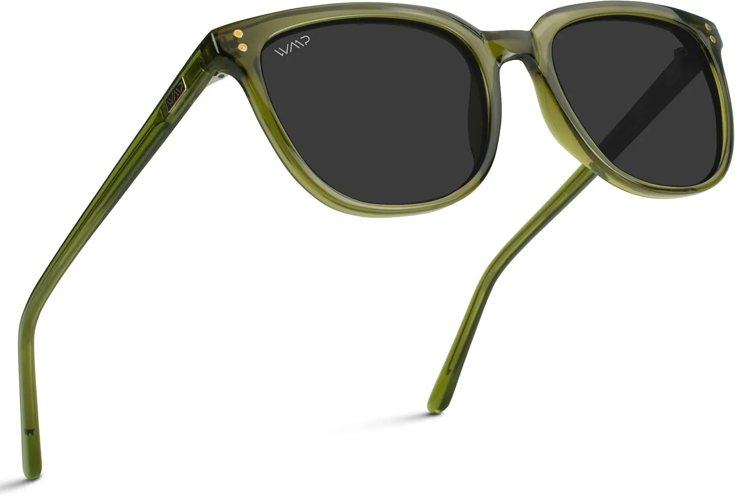 WearMe Pro Polarized Classic Retro Flat Square Unisex Sunglasses