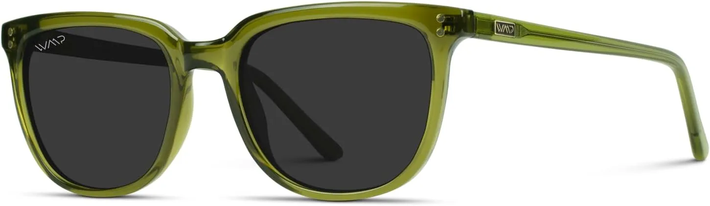 WearMe Pro Polarized Classic Retro Flat Square Unisex Sunglasses