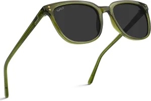 WearMe Pro Polarized Classic Retro Flat Square Unisex Sunglasses
