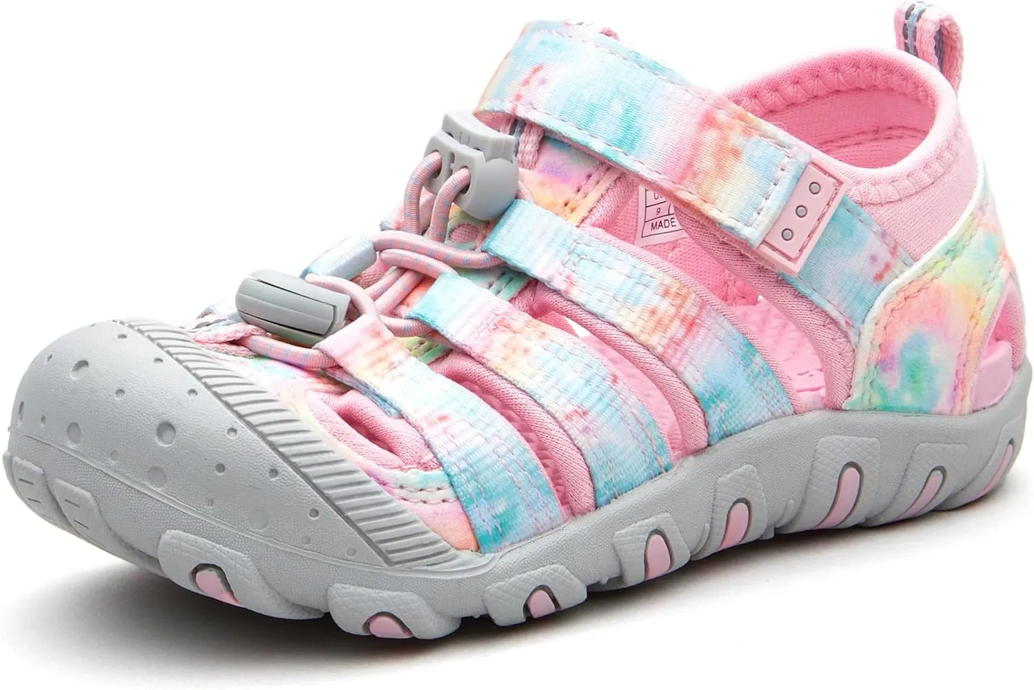 Weestep Toddler Little Kid Boys and Girls Close Toe Hook Loop Sandal