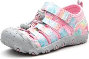 Weestep Toddler Little Kid Boys and Girls Close Toe Hook Loop Sandal