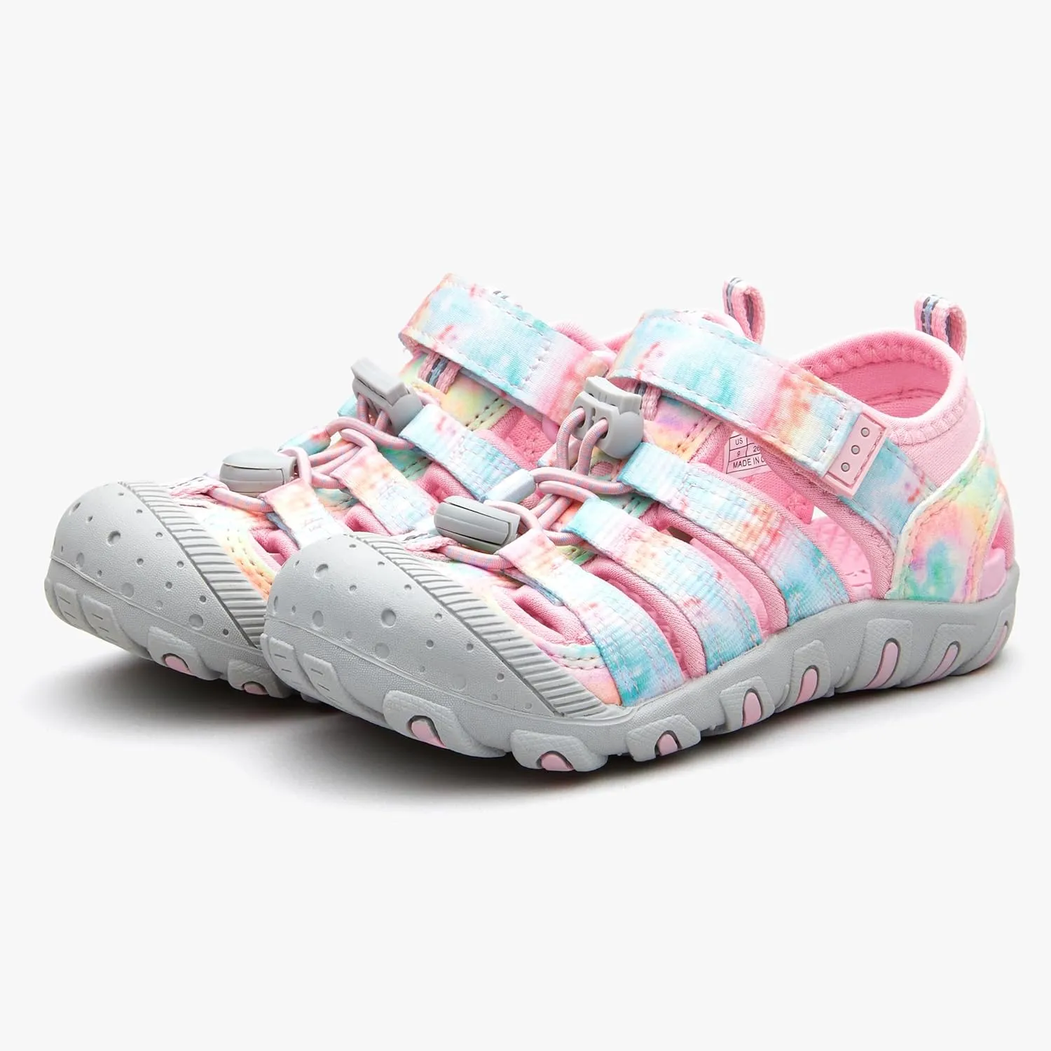 Weestep Toddler Little Kid Boys and Girls Close Toe Hook Loop Sandal