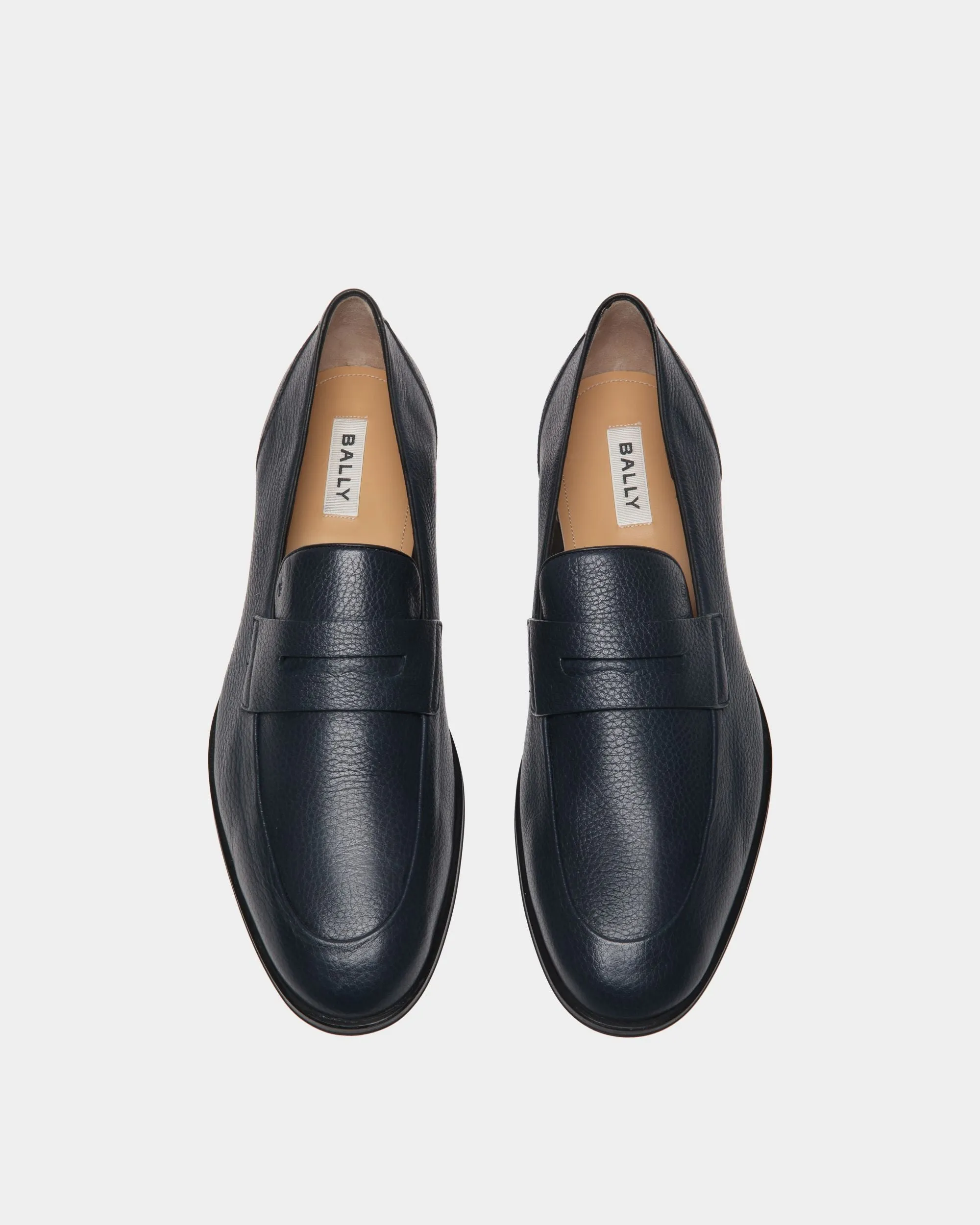 Westminster Loafer in Navy Blue Deer Leather