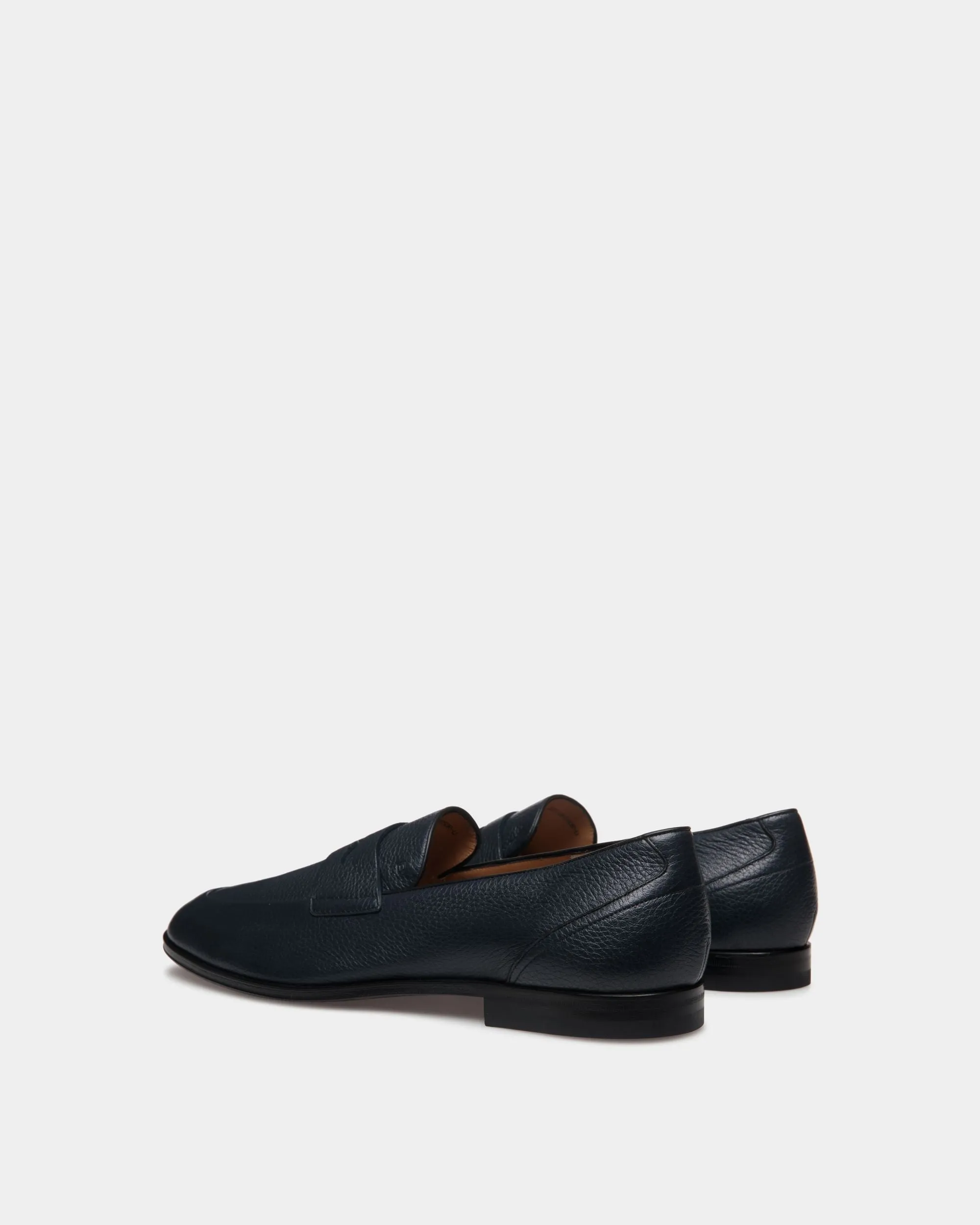 Westminster Loafer in Navy Blue Deer Leather
