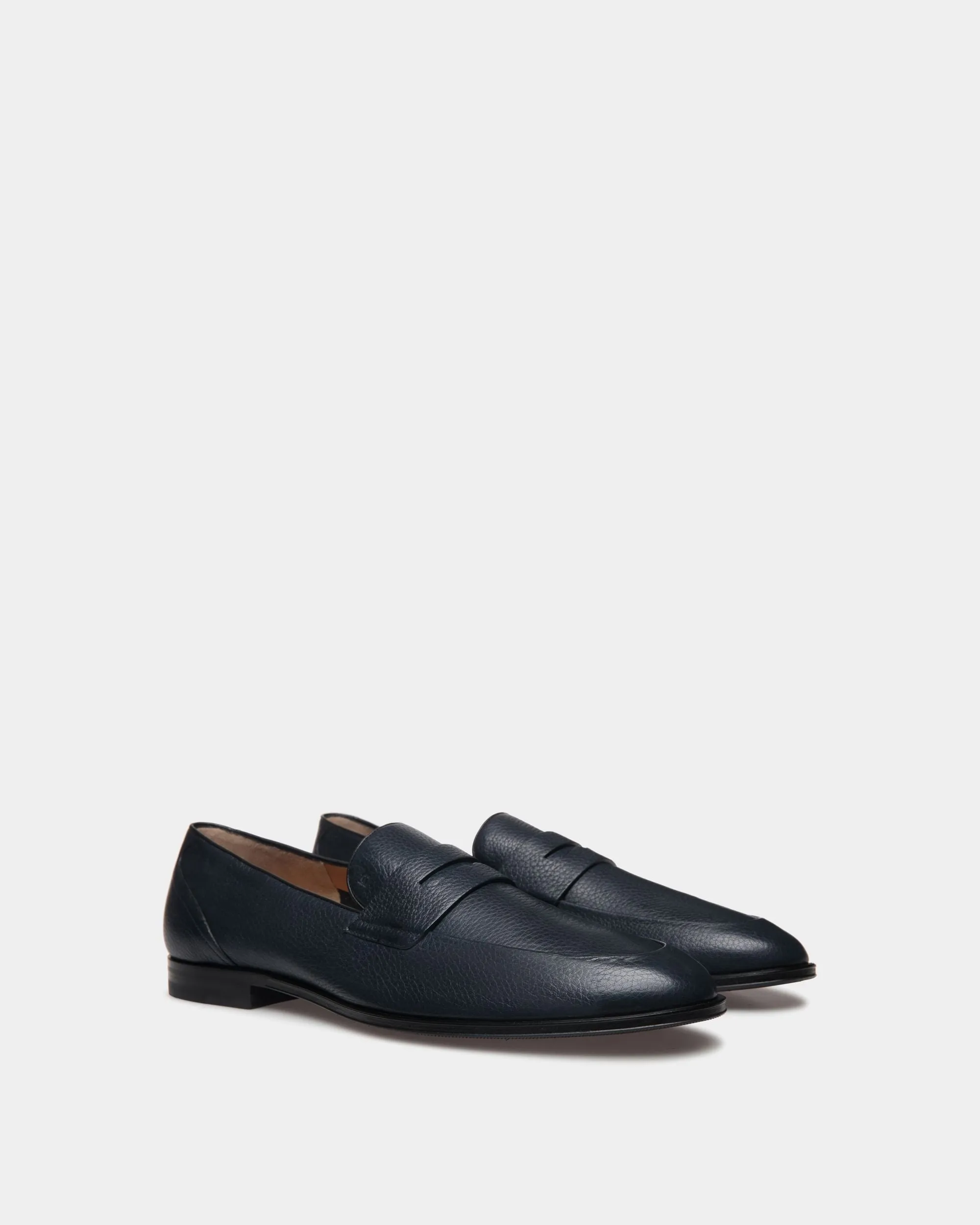 Westminster Loafer in Navy Blue Deer Leather
