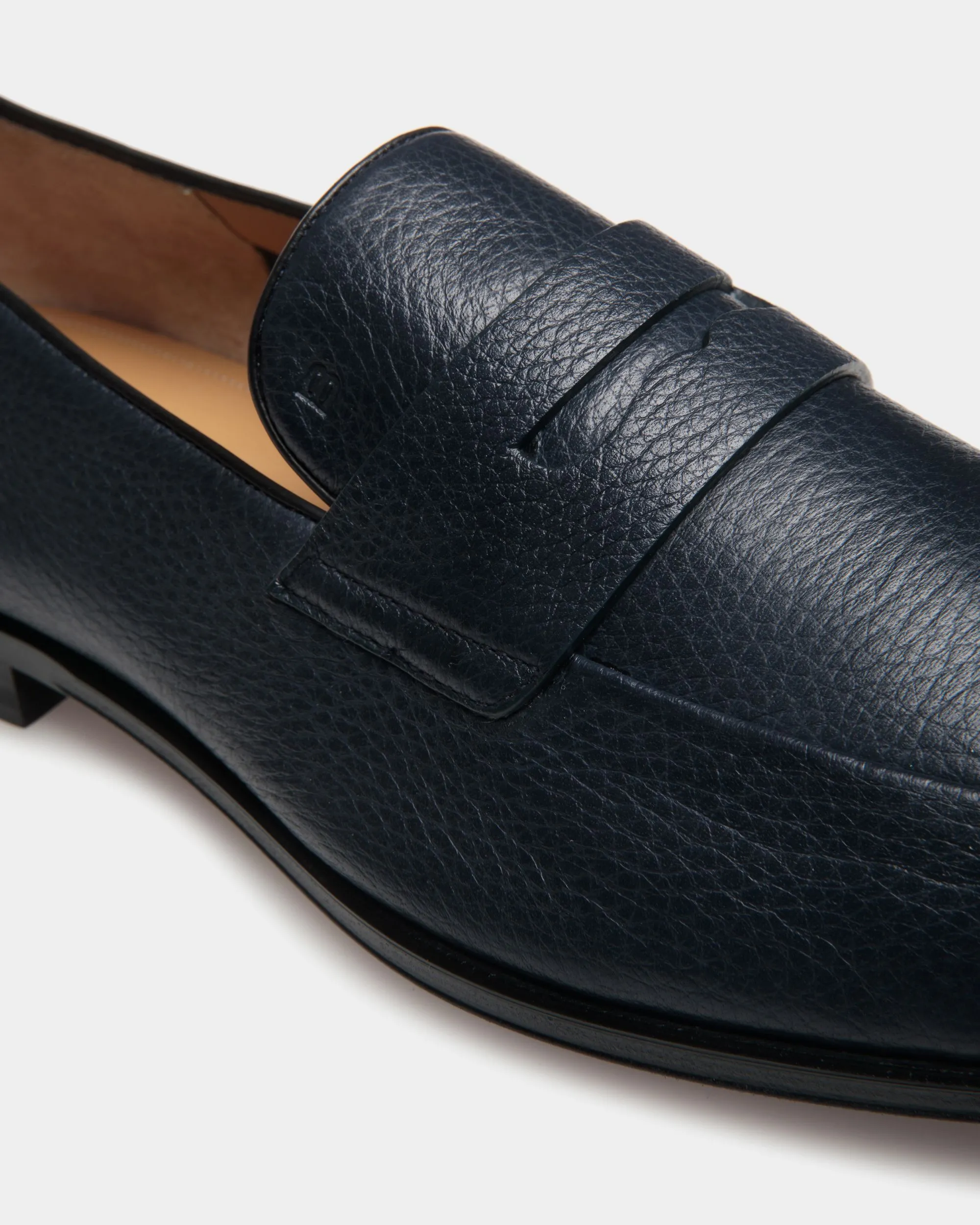 Westminster Loafer in Navy Blue Deer Leather