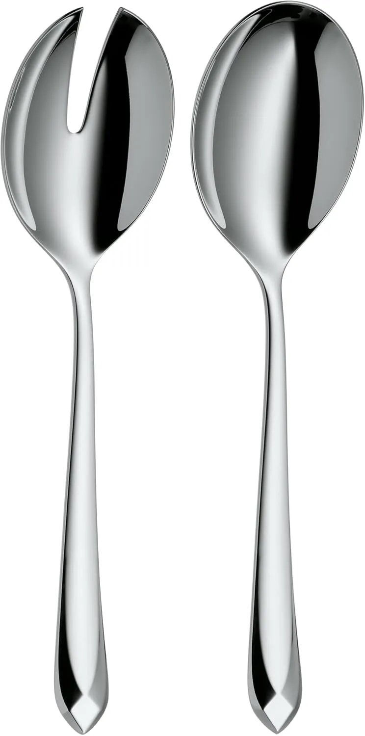 WMF Salad Servers Set of 2 Jette Cromargan Protect Stainless Steel Polished Extremely Scratch Resistant