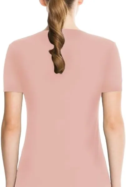 Wolford Jersey Top Short Sleeves for Women Elegant Round Neck T-Shirt with Flat Bonded Seams and Minimalist Design
